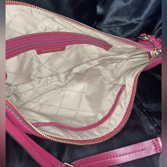 Michael Kors plum crossbody purse - Picture 2 of 4